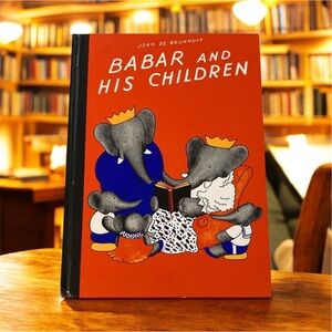 Babar and His Children Book Jean de Brunhoff vintage hardcover book